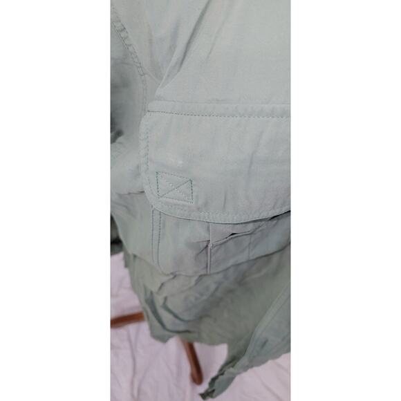 The North Face Mens Large Double Chest Pockets Long Sleeve Button Up Shirt READ - Picture 4 of 10